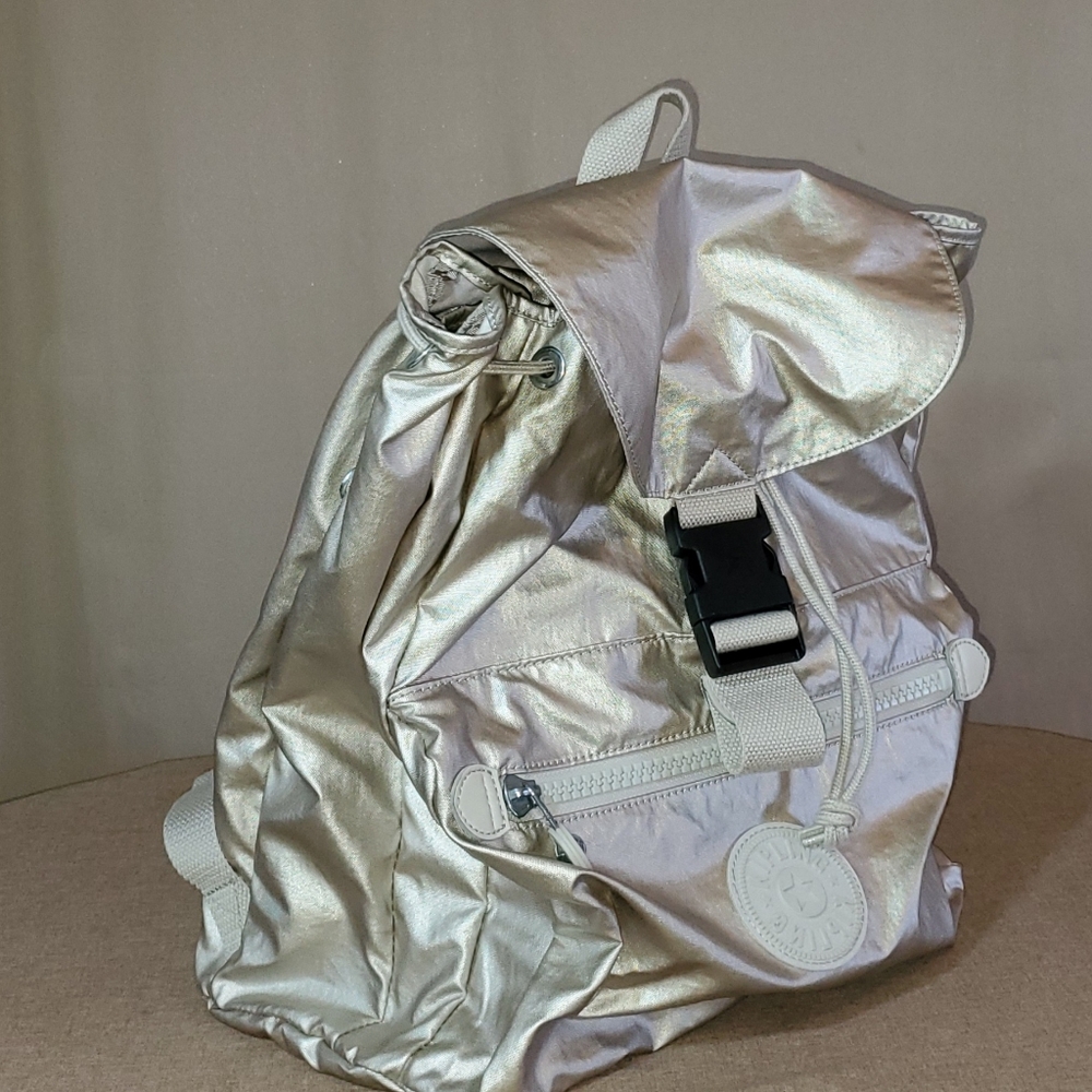 Gold Color Backpack - Picture 2 of 4